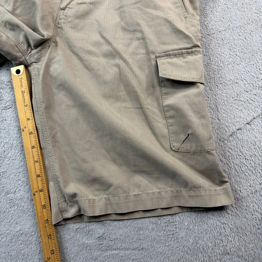 The North Face‎ Rainier Surplus Cargo Shorts Mens 34 Tan Khaki Ripstop UPF 50